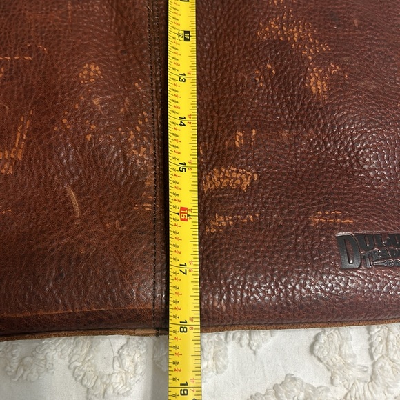 Duluth Trading Co. Laptop Brown leather mail handbag - Picture 13 of 13